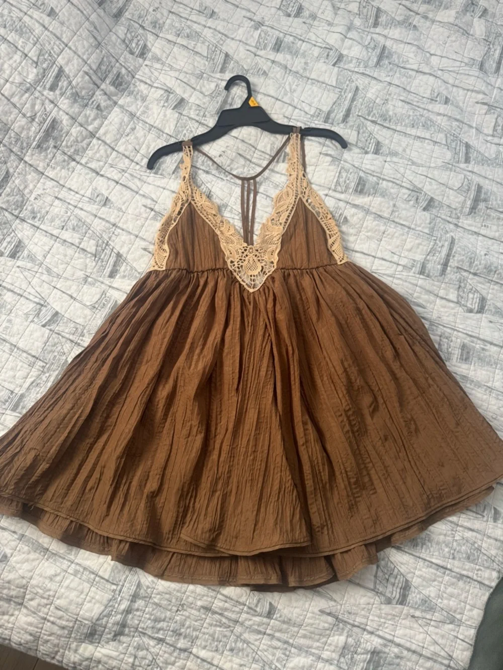 Free People x Revolve Lace Womens Dress - Picture 2 of 5